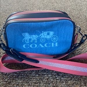 Coach Jes Crossbody - Denim & Pebble Leather